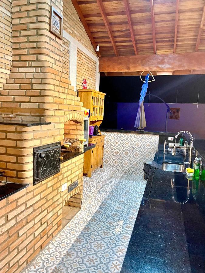 Casa de férias Chacara Ilha Do Sol Com Piscina Aquecida 5km Do Thermas *